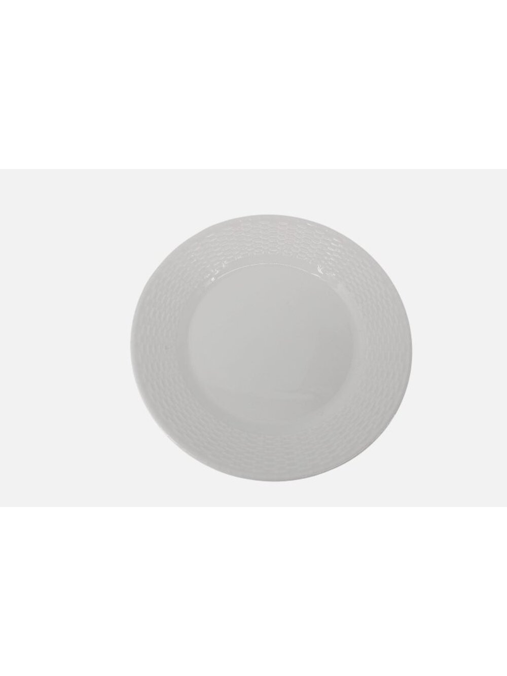 Wedgwood Nantucket Basketweave Dinner Plate White Vintage George Davis 94673